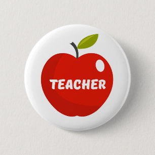 Apple Lehrer Button