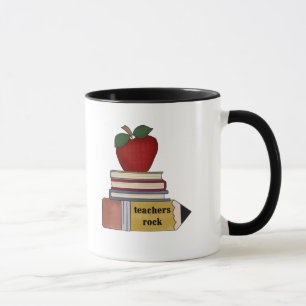 Apple-Lehrer-Felsen-T-Shirts und Geschenke Tasse