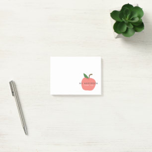 Apple-Lehrer   Moderner Name Danke Niedlicher Spaß Post-it Klebezettel