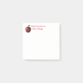Apple-Lehrer - vom Schreibtisch der Gewohnheit Post-it Klebezettel