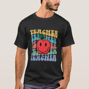 Apple-Lehrer Zurück zur Schule Lehrer-Outfit T-Shirt