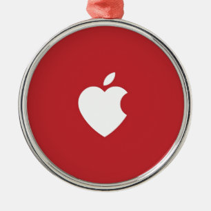 Apple-Liebe Ornament Aus Metall