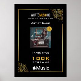 Apple Music Streaming Award Poster