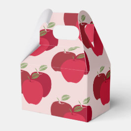 Apple Muster Gable Fevor Box für Party Geschenke Geschenkschachtel