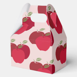 Apple Muster Gable Fevor Box für Party Geschenke Geschenkschachtel