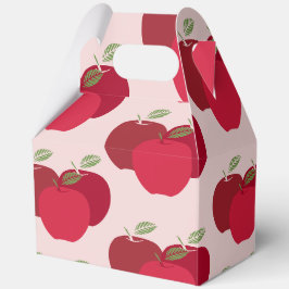 Apple Muster Gable Fevor Box für Party Geschenke Geschenkschachtel