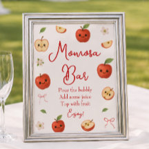 Apple My Eye Baby Shower Momosa Bar