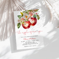 Apple My Eye Fall Apple Baby Dusche Einladung