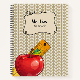 Apple-Notebook für personalisiert Mathematiklehrer Notizbuch