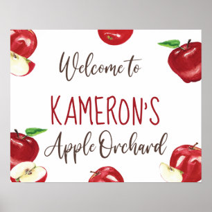 Apple of Our Eye, Orchard Birthday Affiche de bien