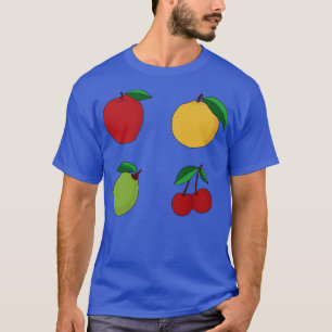 Apple Orange Lemon und Cherry Frucht T-Shirt