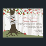 Apple Orchard Herbst Einladung zur Hochzeit<br><div class="desc">Eine Einladung zur Hochzeit im Herbst mit einer Darstellung eines Apfelgartens mit roten Äpfeln. Der mit Bannern ummantelte Trunk kann mit den Namen von Braut & Bräutigam angepasst werden. Die Aufnahme stammt aus Braut und Bräutigam.</div>