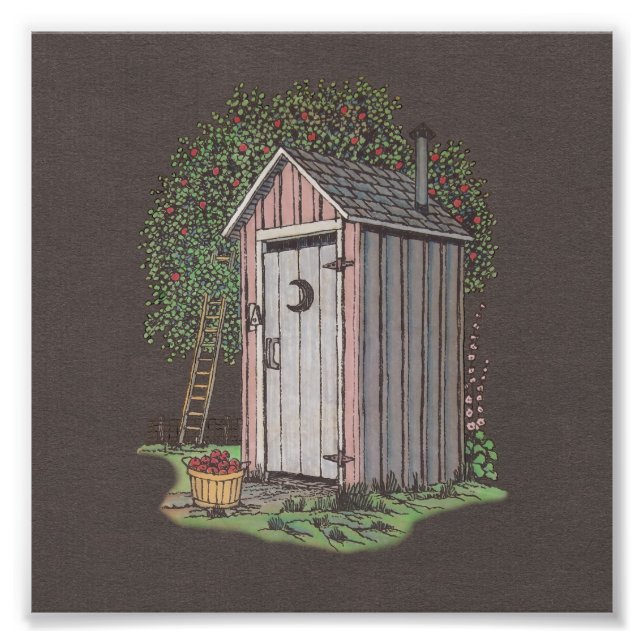 Apple Orchard Outhouse Fotodruck (Vorne)