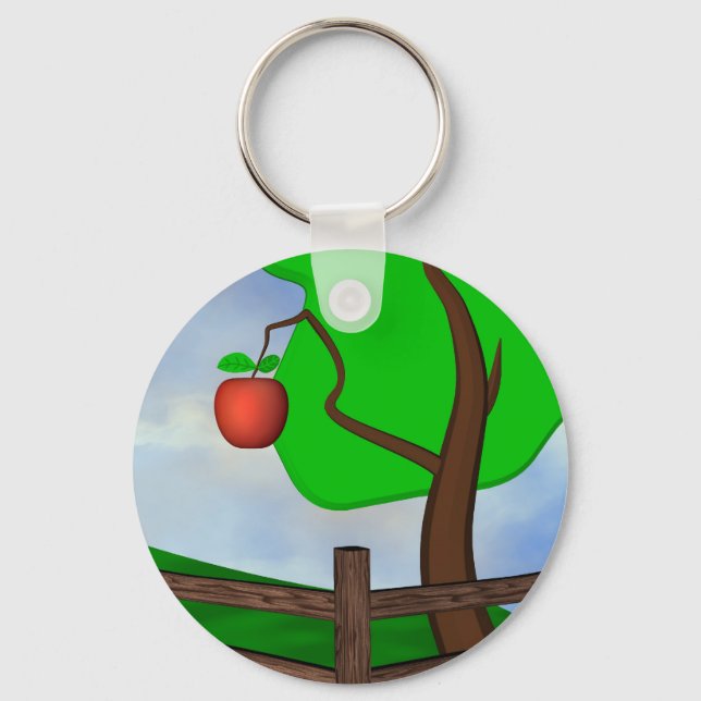 Apple Orchard Schlüsselanhänger (Vorderseite)