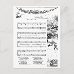 Apple Orchard Song Postkarte