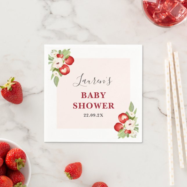 Apple Our Eye Baby Shower Napkins Serviette (Beispiel)