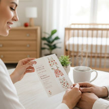 Apple Our Eye moderne Aquarell Babydusche