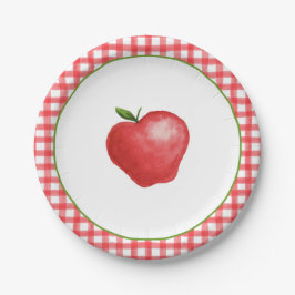 Apple Party Plate Pappteller