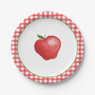 Apple Party Plate Pappteller