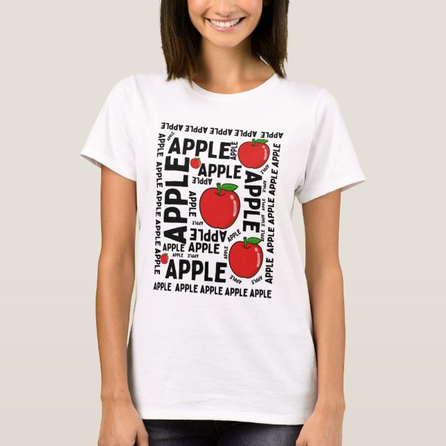 APPLE PATTERN T-Shirt (Vorderseite)
