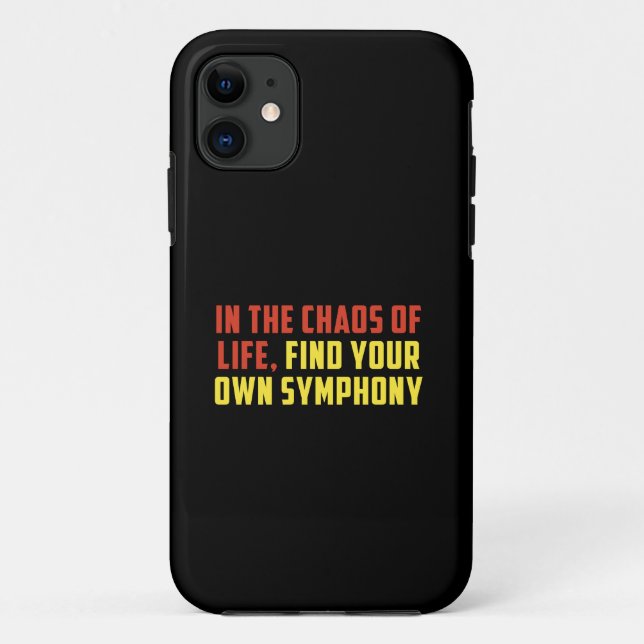 Apple Phone Case 11 Ästhetisches Telefon (Rückseite)