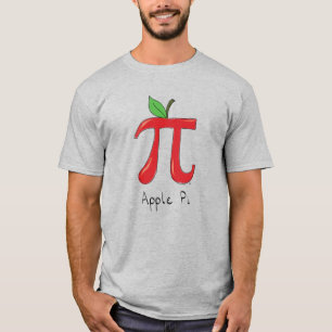 Apple Pi Cute Math Pi Day T-Shirt Homme