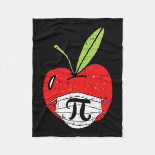 Apple Pi-day Niedliche Gesichtsmaske Lehrer Studen Fleecedecke