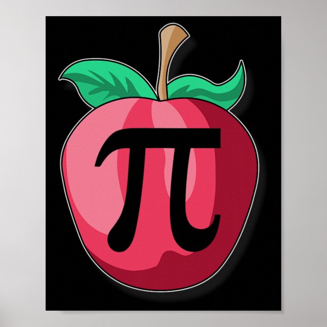 Apple Pi Funny Mathematiker Erntedank Pie Day G Poster (Vorne)