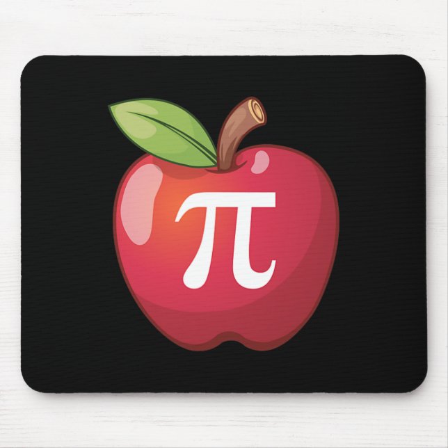 Apple Pi - Math Lovers' Mathematiklehrer Pi Day Mousepad (Vorne)