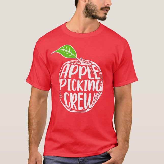 Apple Picking Crew Apple Orchard Geschenk Picken C T-Shirt (Vorderseite)