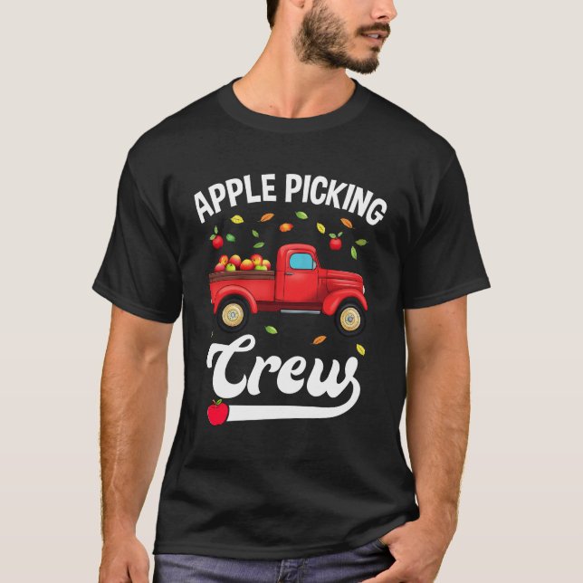 Apple Picking Crew Apple Picking Squad Niedlich Ha T-Shirt (Vorderseite)