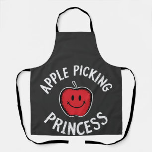 Apple Picking Princess Apple Fruit Day Fall Schürze