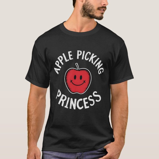 Apple Picking Princess Apple Fruit Day Fall T-Shirt (Vorderseite)