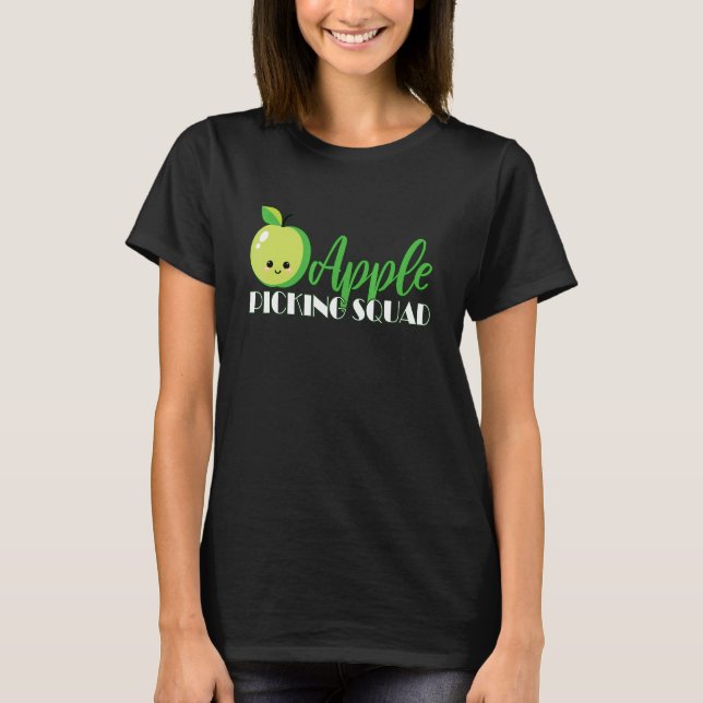 Apple Picking Squad Funny Apple Picking Matching T-Shirt (Vorderseite)