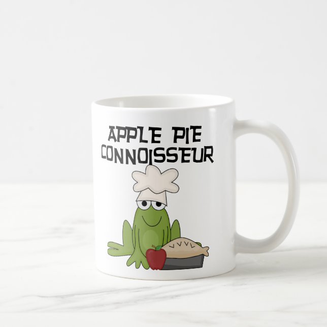 Apple Pie Connoisseur Tshirts und Geschenke Kaffeetasse (Rechts)