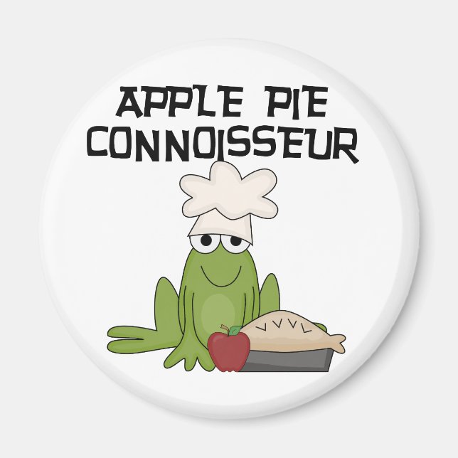 Apple Pie Connoisseur Tshirts und Geschenke Magnet (Vorne)