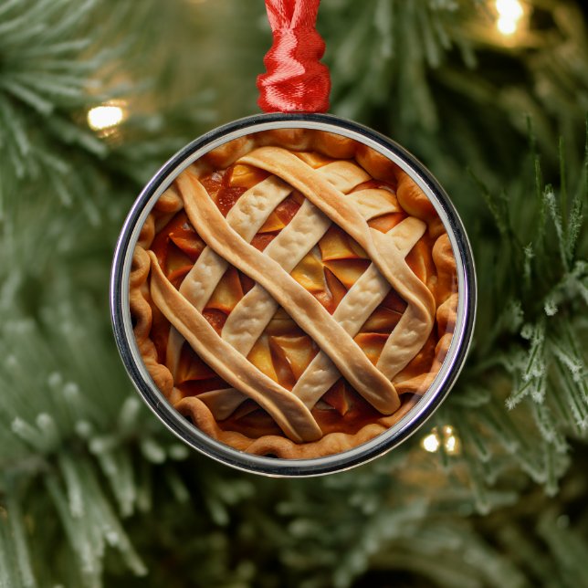 Apple Pie Ornament Aus Metall (Baum)