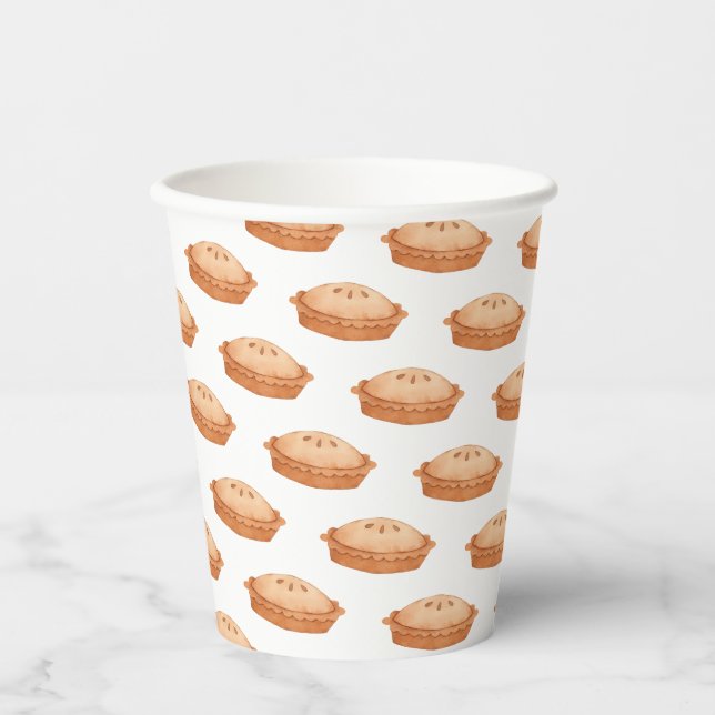 Apple Pie Paper Cups Pappbecher (Vorderseite)