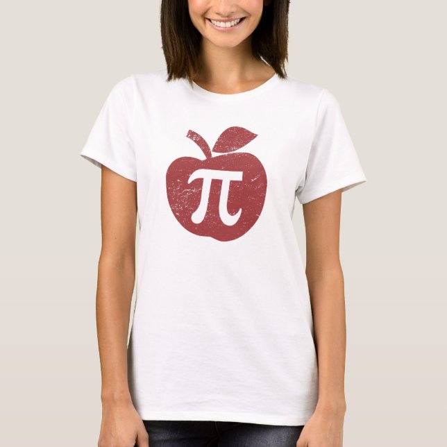Apple Pie Pi Day T-Shirt (Vorderseite)