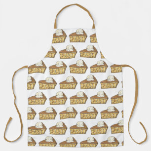 Apple Pie Slice Stück a la Mode Ice Cream Scoop Schürze