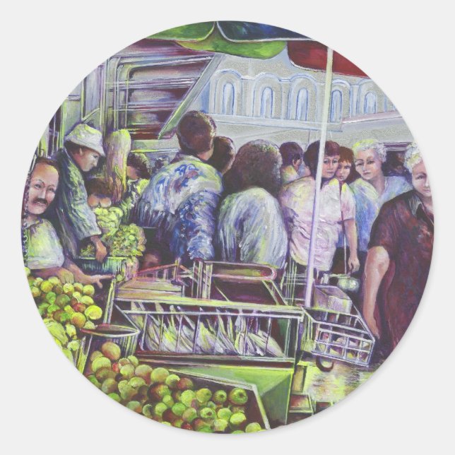 Apple Pies erfordert Äpfel, Misloc Runder Aufkleber (Vorderseite)