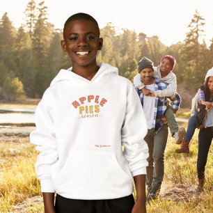 Apple Pies Saison Vibes Personalisieren Name Hoodie