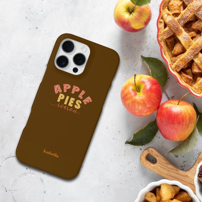 Apple Pies Vibes Personalize Name Phone Case iPhone 16 Pro Max Hülle (Von Creator hochgeladen)