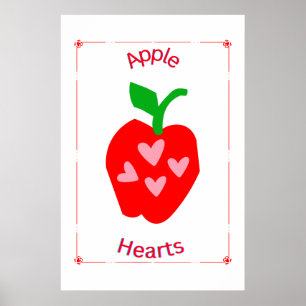 Apple Print Poster