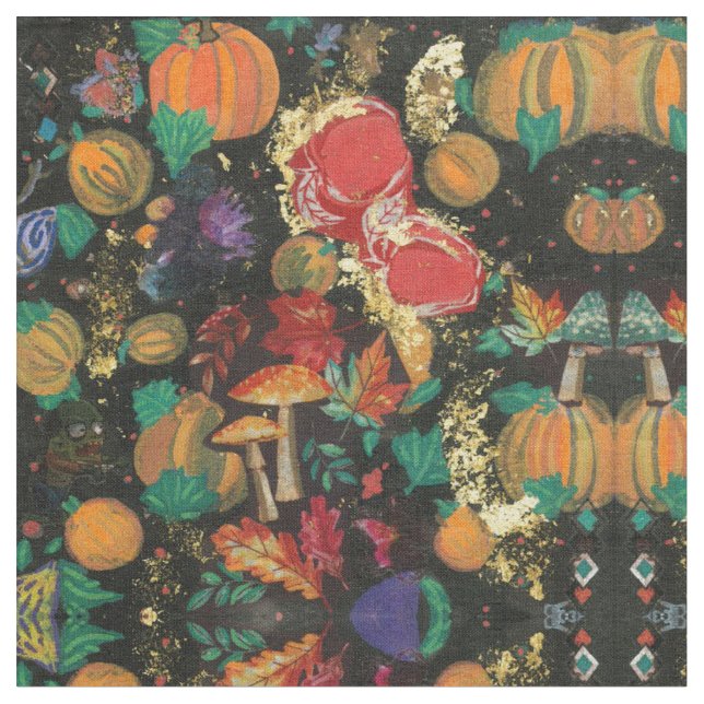Apple & Pumpkin Spice Fall Stoff (Nahaufnahme)