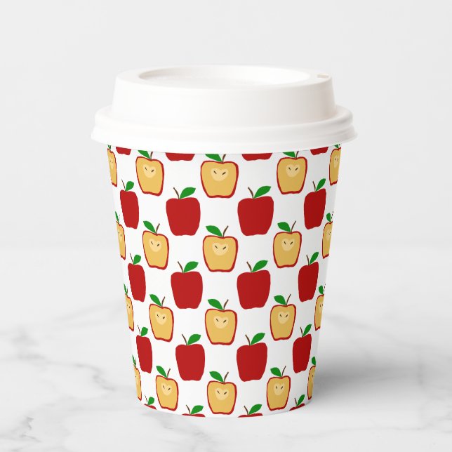 Apple Punkts Paper Cup Pappbecher (Vorderseite)