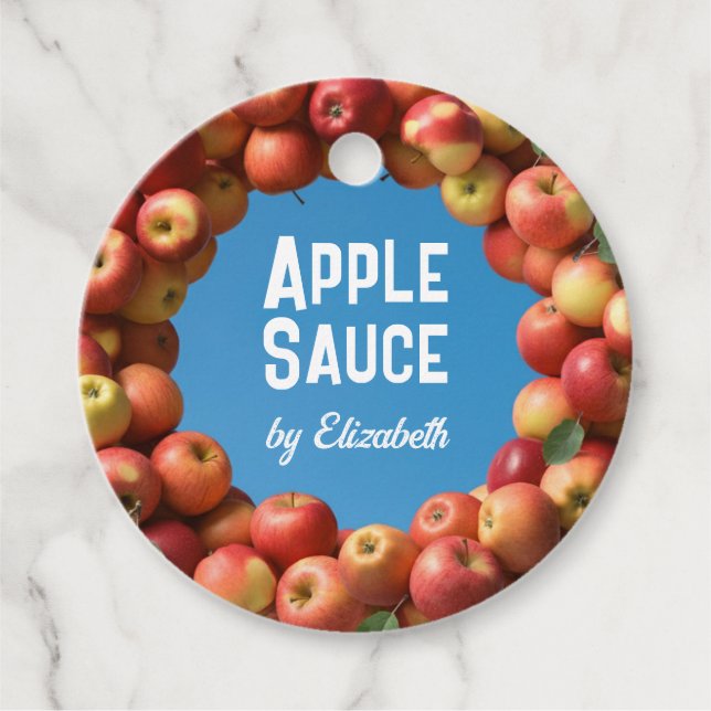 Apple Sauce Geschenkanhänger (Vorderseite)