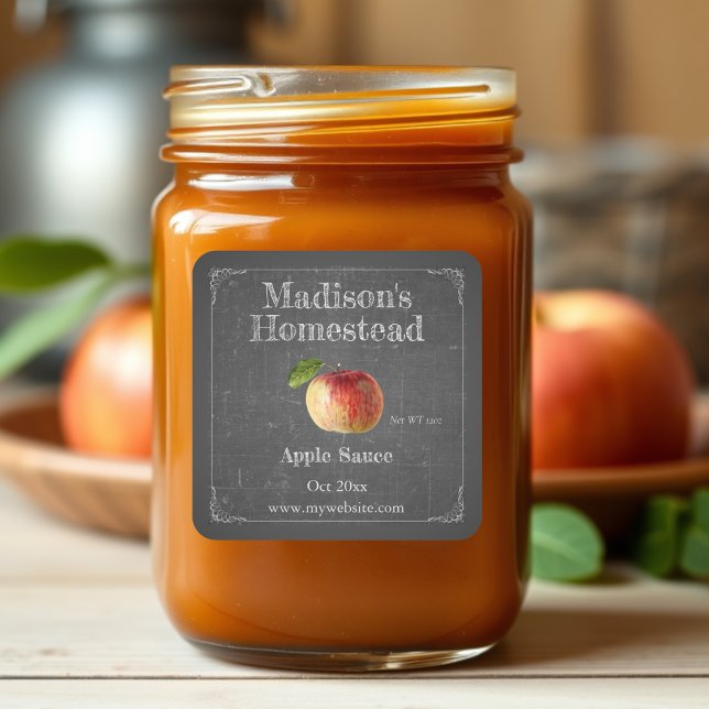 Apple Sauce | Square Sticker (Von Creator hochgeladen)