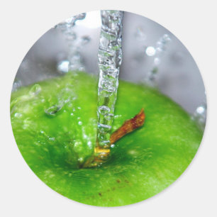 Apple Splash Sticker