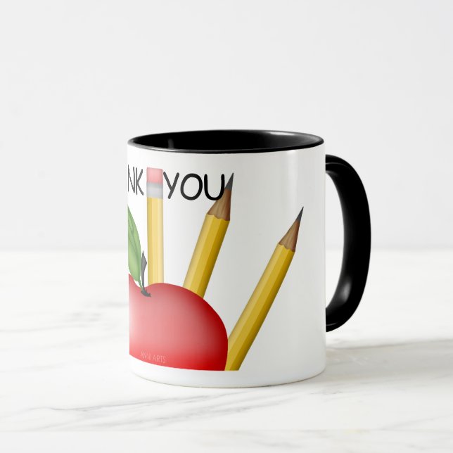 Apple-Tasse für Lehrer Tasse (VorderseiteRechts)